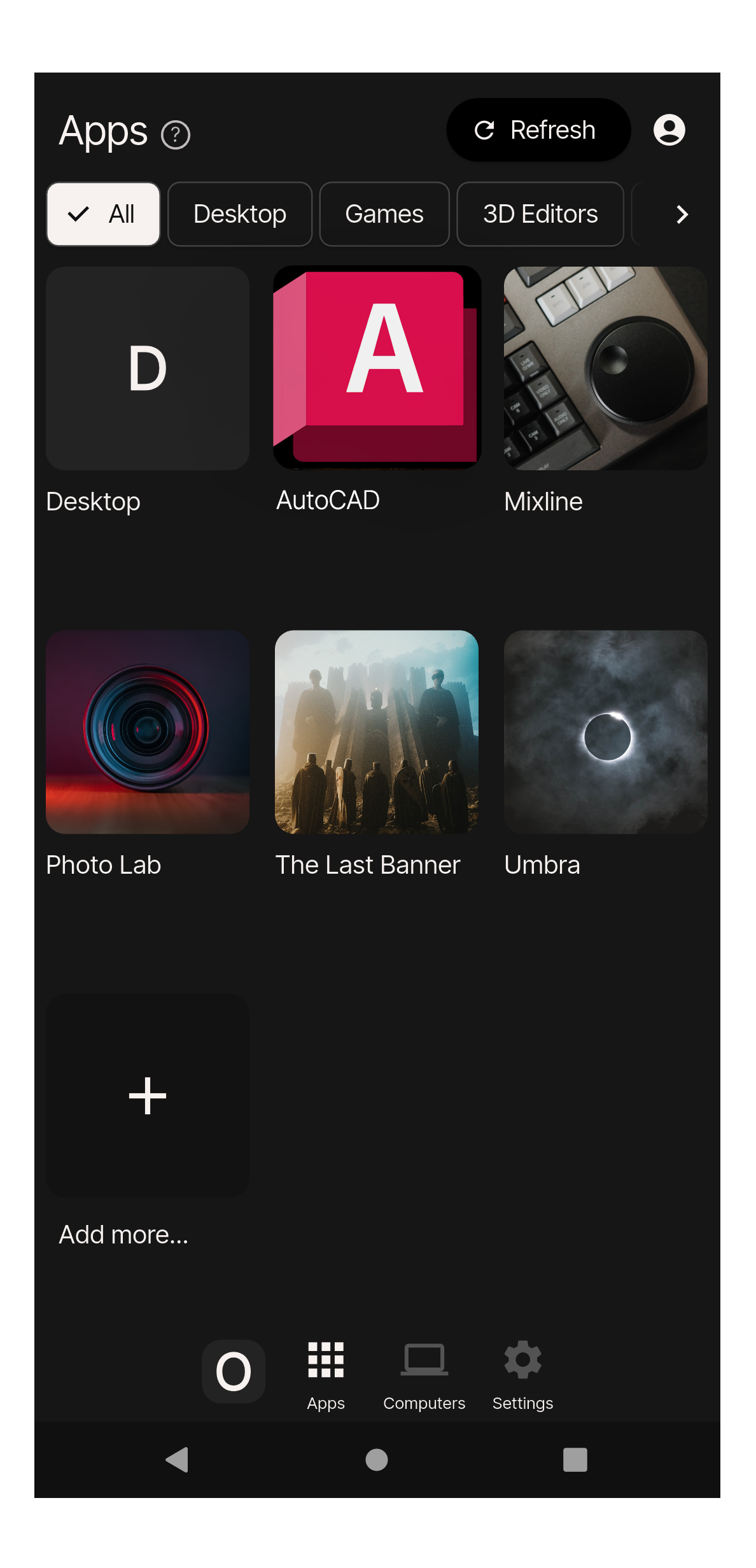 Autodesk AutoCAD running remotely through Chromaport