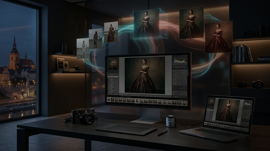 Adobe Lightroom Classic photo editing workspace